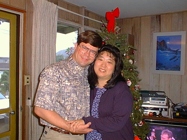 Cheryl and Mark ready for family gathering