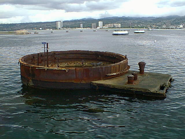 Number 3 turret base of U.S.S. Arizona