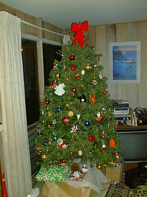 Decorated Christmas tree