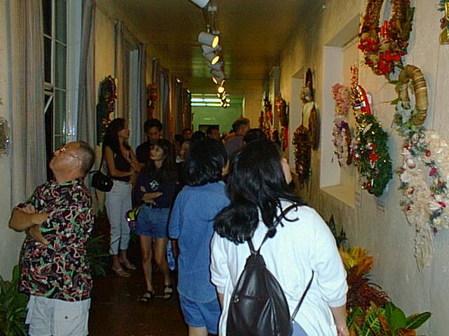 Hall of wreaths