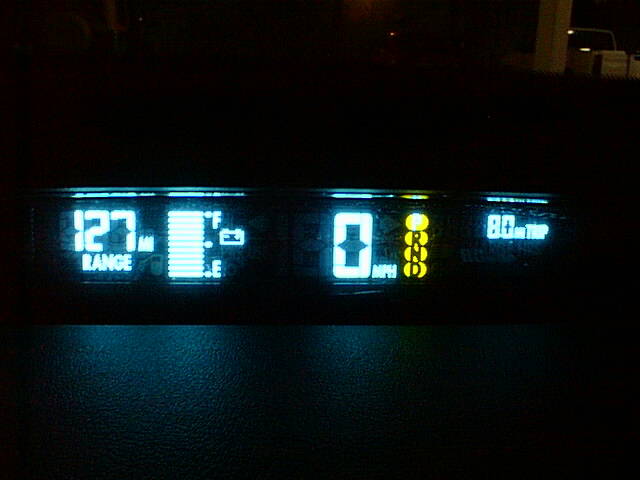 EV1 dashboard