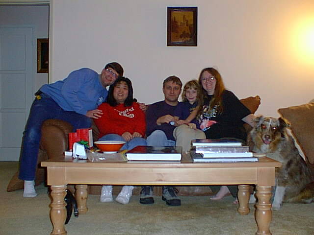 At Karl, Debbie, Anna, and Max's place