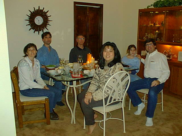 Family together at Thanksgiving