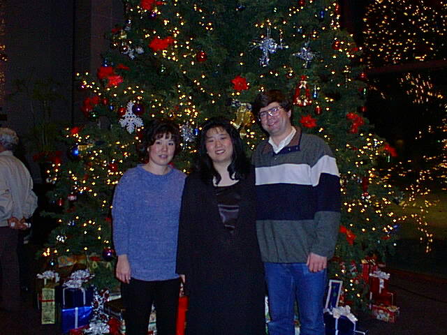 Stacy and us in Armstrong Theater lobby