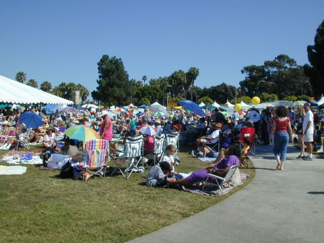 Crowd at Cajun Festival