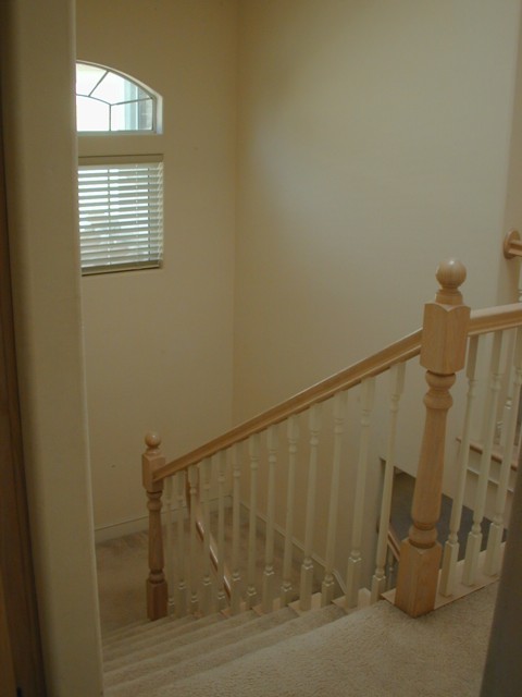 Looking down the stairwell