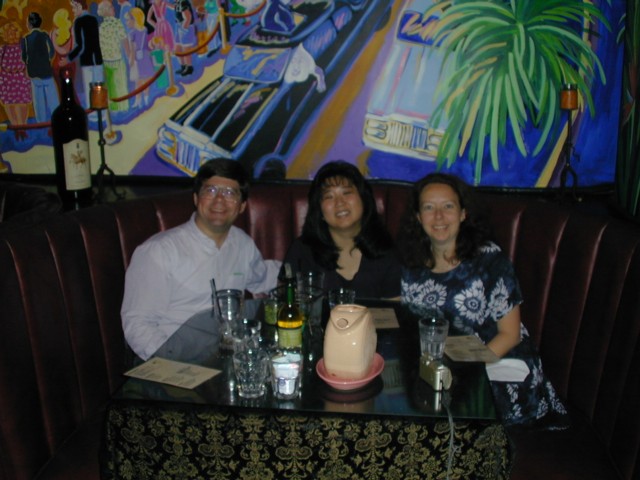 Jen and us at The Stinking Rose