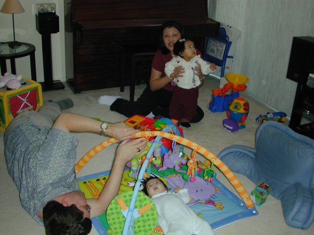 Playing under the arches