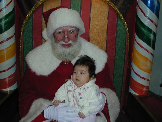 First visit with Santa!