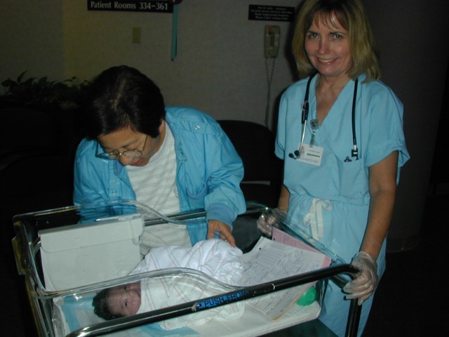 Lura meeting Grandma