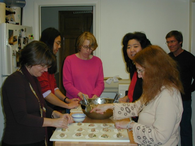 Making dumplings