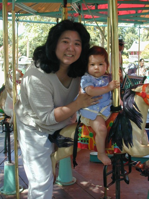 First merry-go-round ride