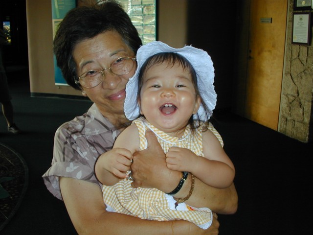 Happy with Grandma