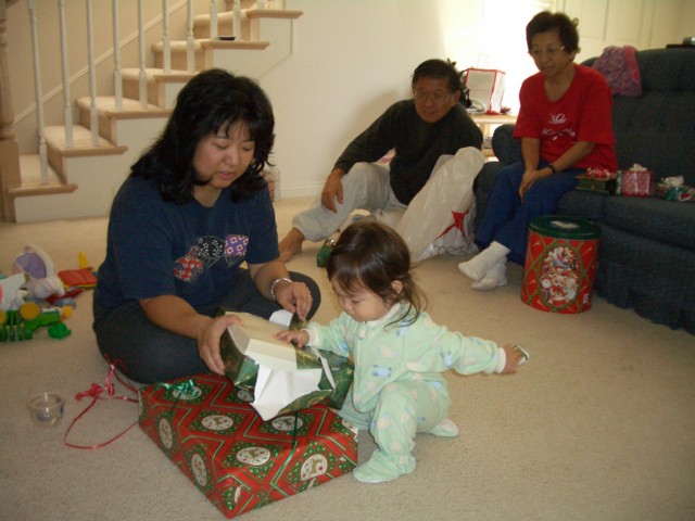 Opening presents