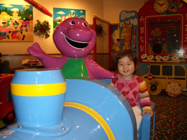 Riding with Barney