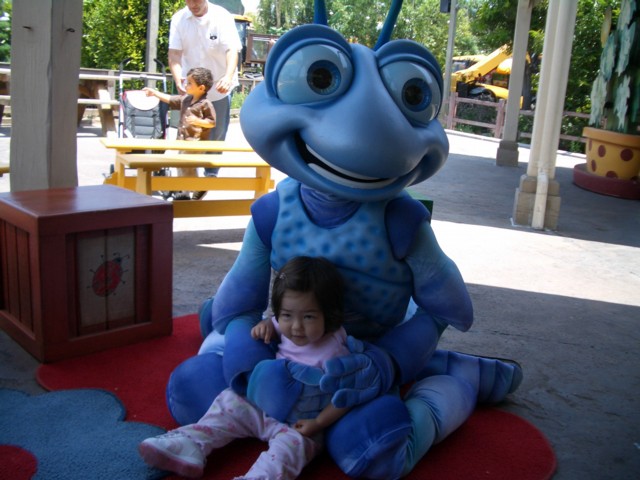 With Flik at A Bug's Land