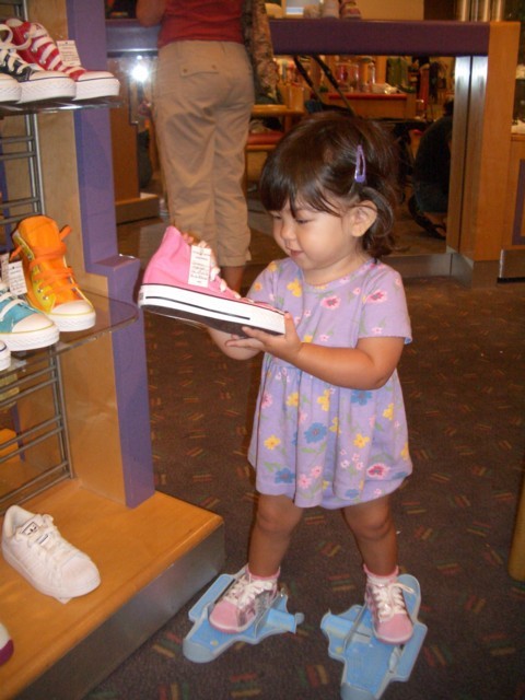 Shoe shopping