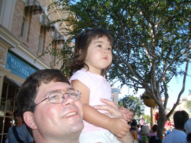 Watching the parade