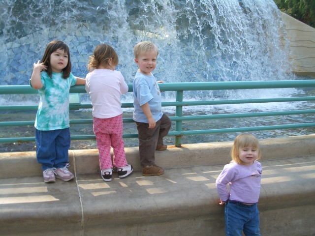 Hangin' at the waterfall