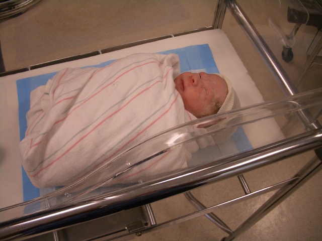 David, ten minutes old